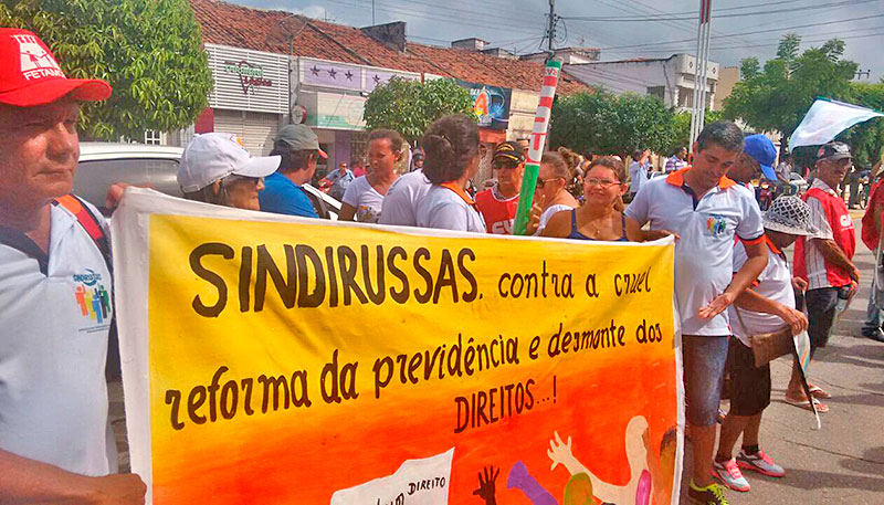 [Ato Público em Russas contra a reforma da previdência]