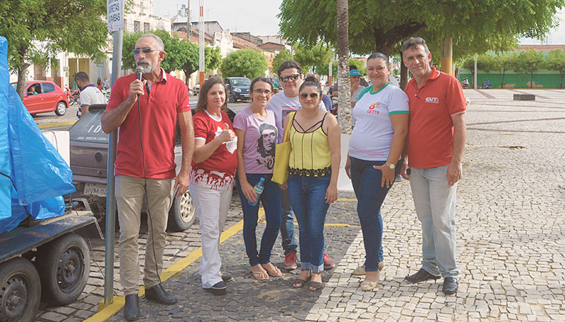 Manifestação contra reforma da Previdência Municipal