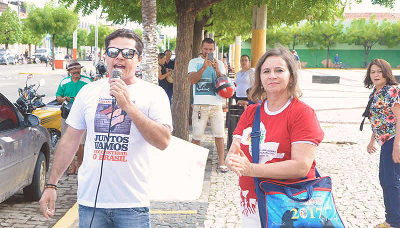 Manifestação contra reforma da Previdência Municipal