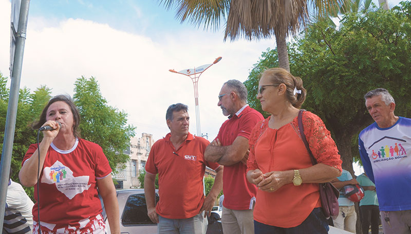 Manifestação contra reforma da Previdência Municipal